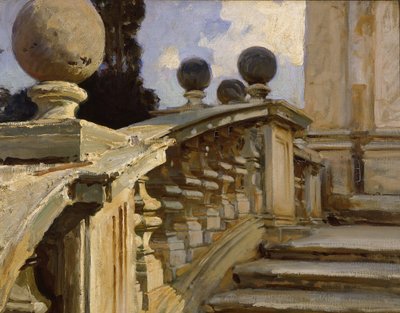 Una balaustrada de John Singer Sargent