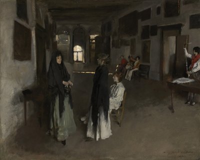 Un interior veneciano de John Singer Sargent
