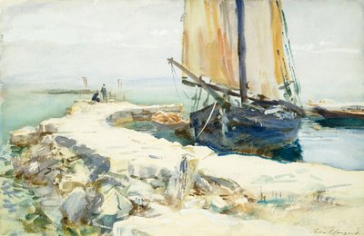 Sobre el Lago de Garda de John Singer Sargent