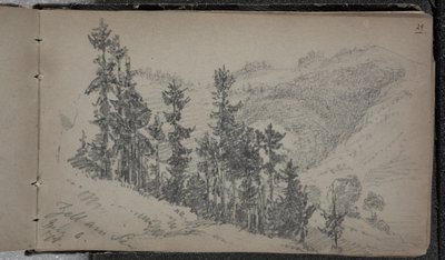 Paisaje Alpino, Zell am See, Austria de John Singer Sargent
