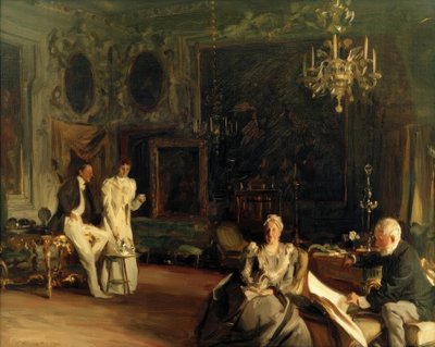 Un interior en Venecia de John Singer Sargent