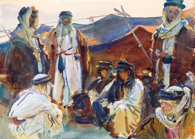 Campamento beduino, 1905-06 de John Singer Sargent
