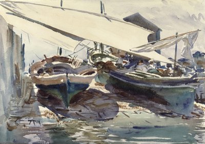 Barcos varados de John Singer Sargent