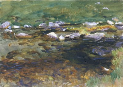 Arroyo y pradera de John Singer Sargent