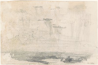 Nubes (reverso) de John Singer Sargent