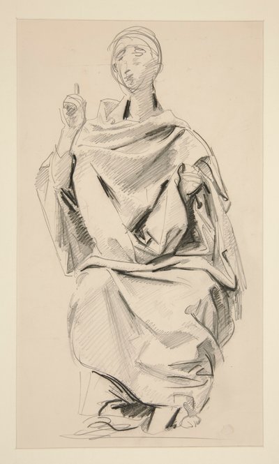 figura drapeada de John Singer Sargent