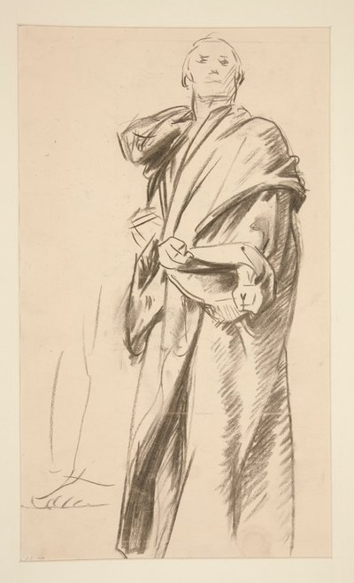 Figura de pie drapeada de John Singer Sargent