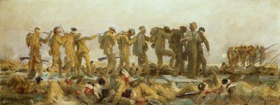Gaseados, un estudio al óleo, 1918-19 de John Singer Sargent