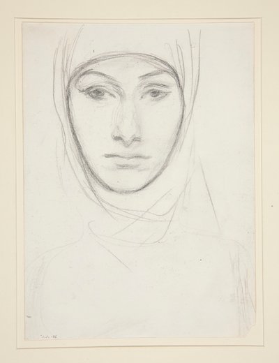 cabeza de mujer de John Singer Sargent