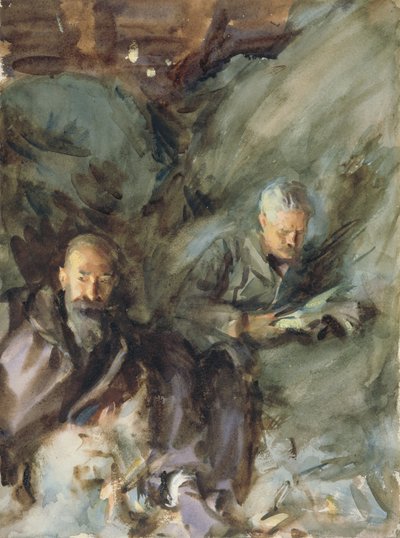 En un pajar, c.1904-07 de John Singer Sargent