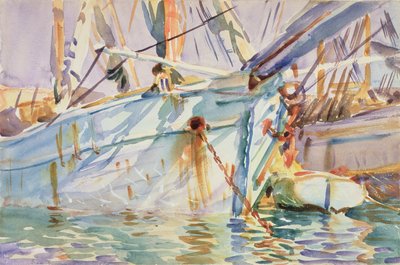 En un puerto levantino de John Singer Sargent