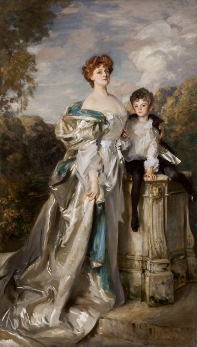 Lady Warwick y su hijo de John Singer Sargent