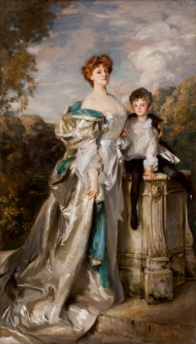 Lady Warwick y su hijo, 1905 de John Singer Sargent