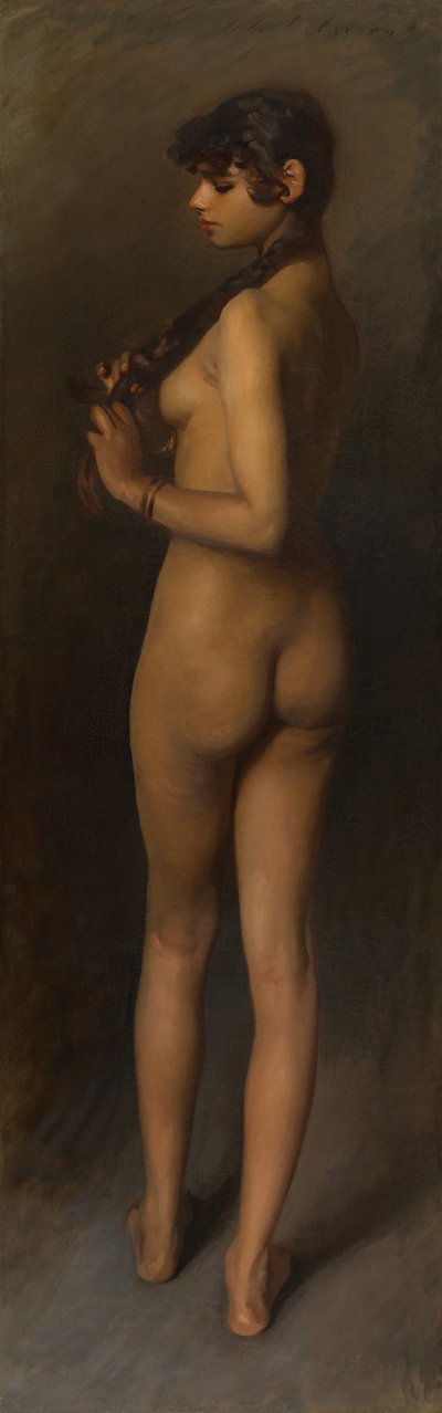 Estudio de vida (Estudio de una niña egipcia) de John Singer Sargent