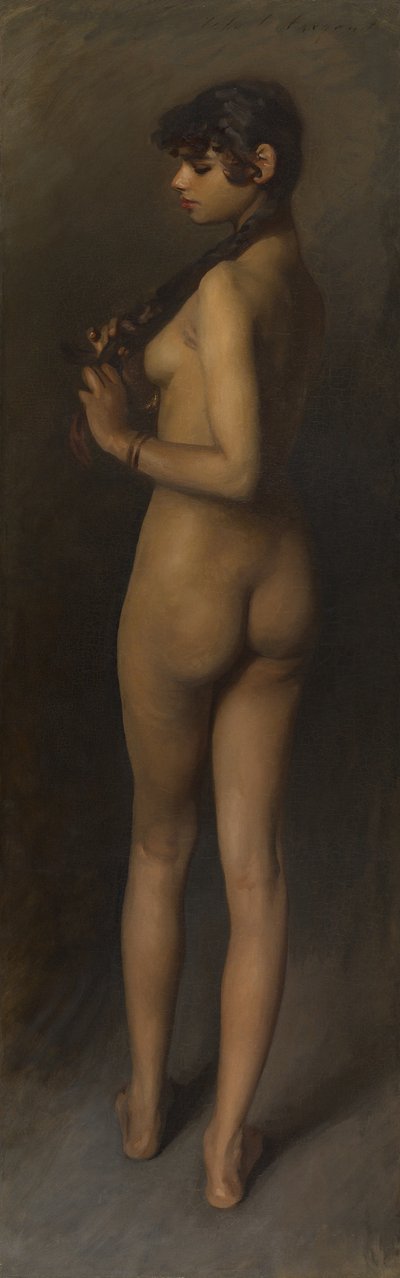 Estudio de vida (Estudio de una niña egipcia) de John Singer Sargent