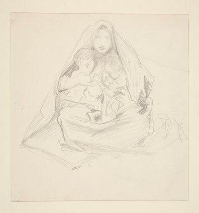 Madonna y la niña de John Singer Sargent