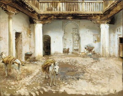 Patio Morisco, 1913 de John Singer Sargent