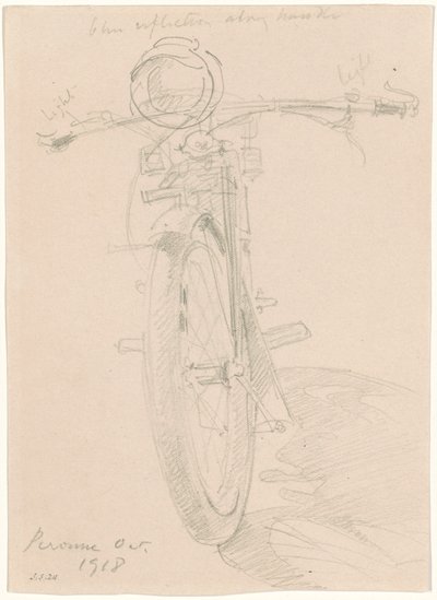 Motocicleta [recto], 1918 de John Singer Sargent