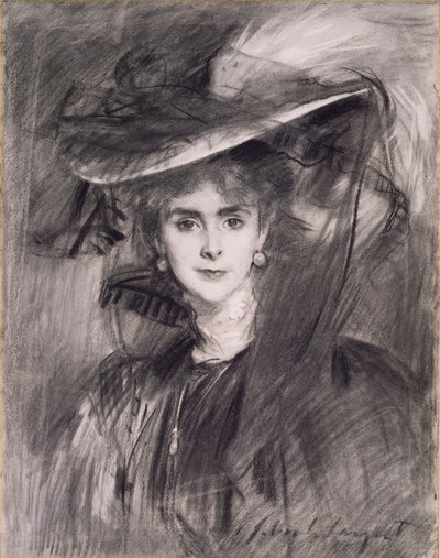 Olga, Baronesa de Meyer, 1900-1910 de John Singer Sargent