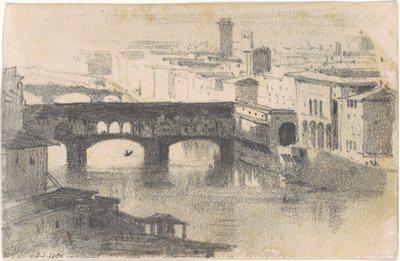 Ponte Vecchio, Florencia de John Singer Sargent