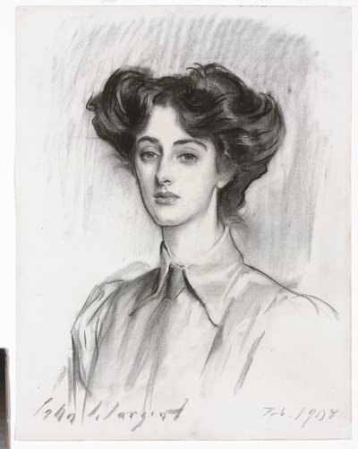 Retrato de Lady Elsie Meyer, febrero de 1908 de John Singer Sargent