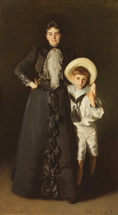 Retrato de la Sra. Edward L. Davis y su hijo, Livingston Davis, 1890 de John Singer Sargent