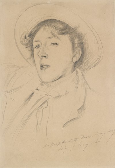Retrato de Vernon Lee, 1889 de John Singer Sargent