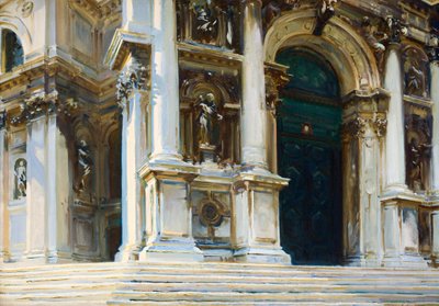 Santa Maria della Salute en Venecia, 1909 de John Singer Sargent