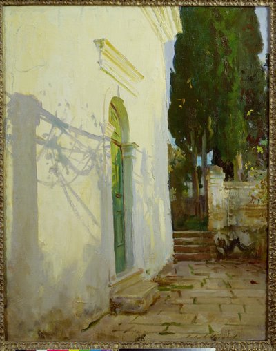 Sombras en una pared en Corfú de John Singer Sargent