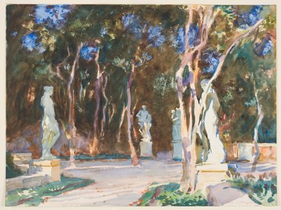 Caminos sombreados, Vizcaya de John Singer Sargent