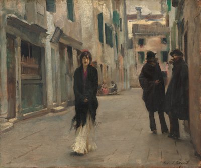 Calle en Venecia de John Singer Sargent