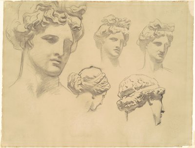 Estudios para Apolo y las Musas, c. 1921 de John Singer Sargent
