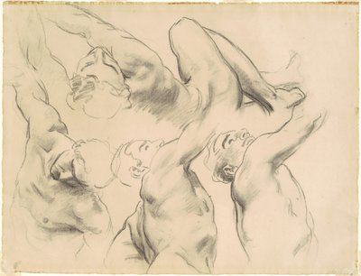 Estudios para "Cielo" y "Infierno" de John Singer Sargent