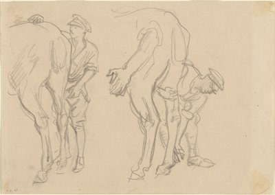 Estudios para Scots Grey, 1918 de John Singer Sargent