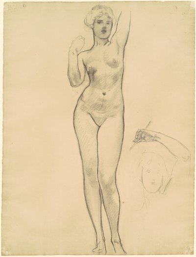 Estudios de Afrodita para "Afrodita y Eros" de John Singer Sargent