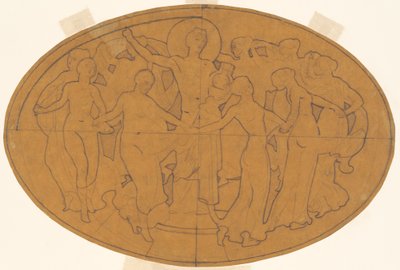 Estudio para Apolo y las Musas, c. 1921 de John Singer Sargent