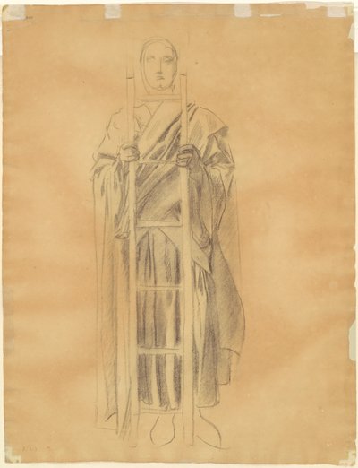 Estudio para "Dogma de la Redención: Friso de Ángeles" de John Singer Sargent