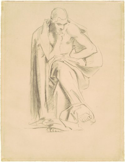 Estudio para Filosofía, 1922-1925 de John Singer Sargent