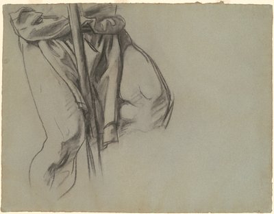 Estudio de Adán para los "Quince Misterios del Rosario" de John Singer Sargent