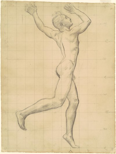 Estudio de Apolo para "Apolo y Dafne" de John Singer Sargent
