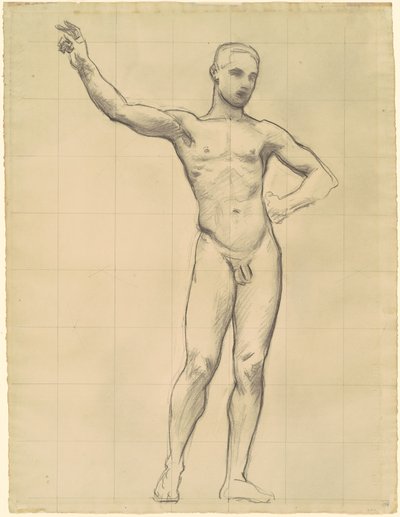 Estudio de Apolo para "Apolo y las Musas" de John Singer Sargent