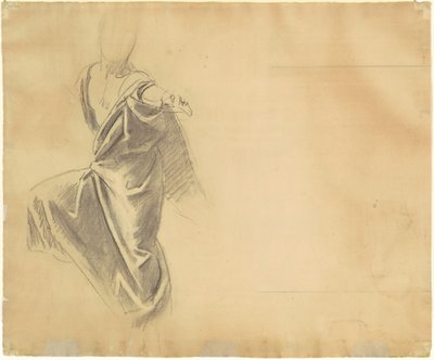 Estudio de Draper [verso] de John Singer Sargent