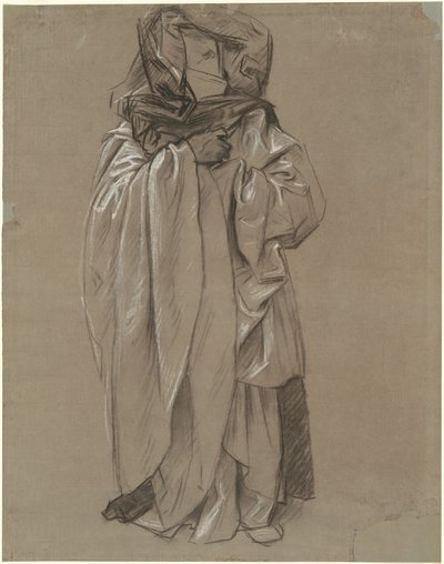Estudio de Ezequiel para "Friso de los Profetas" de John Singer Sargent