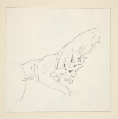 estudio de manos de John Singer Sargent