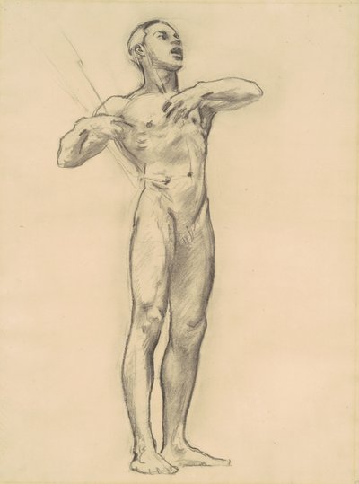 Estudio de Orfeo para Arte Clásico y Romántico, c. 1921 de John Singer Sargent