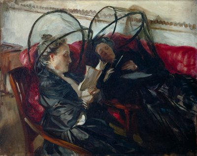 En sueco:  Mosquiteras Myggnät de John Singer Sargent