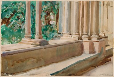 Terraza y jardín de Tarragona de John Singer Sargent