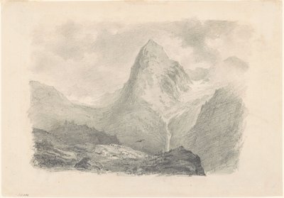 Los Alpes [recto] de John Singer Sargent