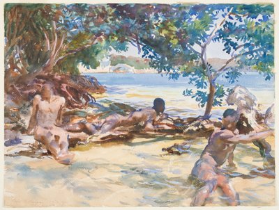 Los bañistas de John Singer Sargent