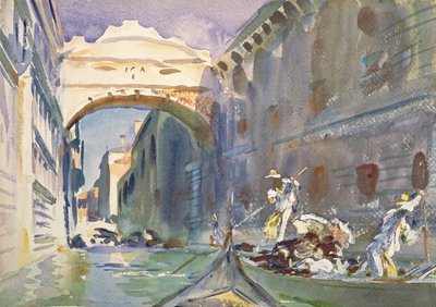 El Puente de los Suspiros, c.1905-08 de John Singer Sargent